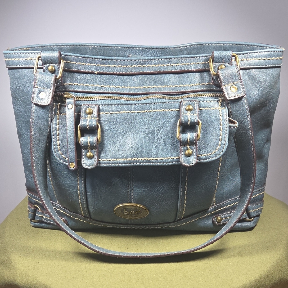 B.O.C. Blue Shoulder Bag with Elegant Design